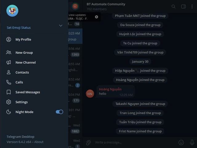 Guide Tham gia Group Telegram