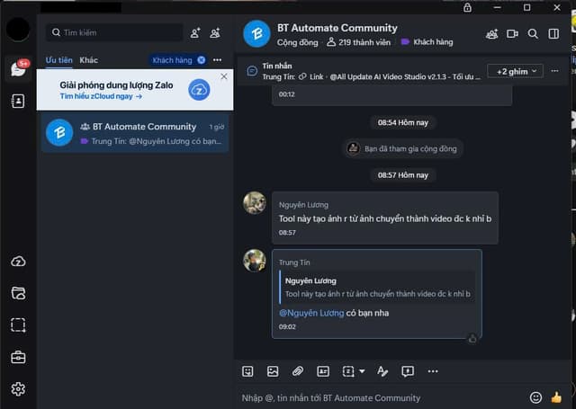Guide Tham gia Group Zalo